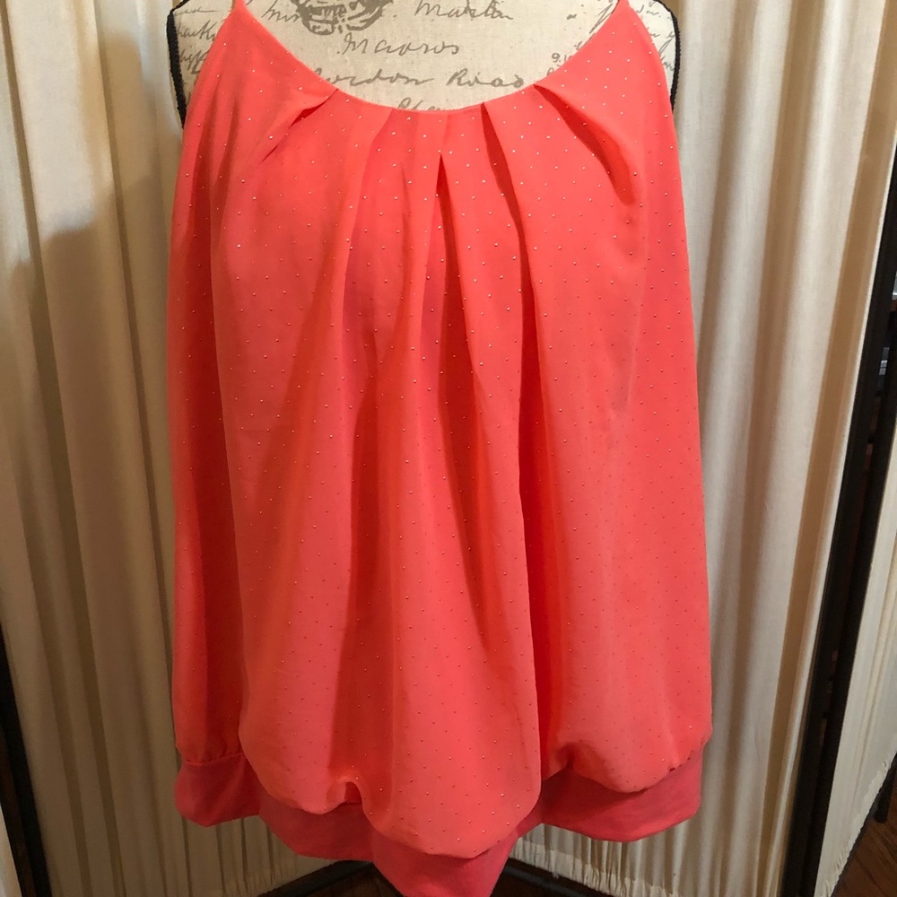 Adorable Tie-neck tank top